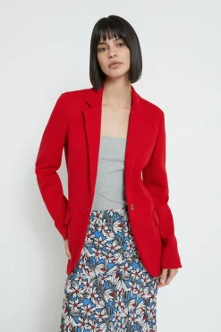 Baumwolljacke mit 1 Knopf