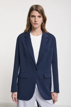 Jacke aus 2 Stoffen