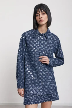 Jacke mit Pailletten