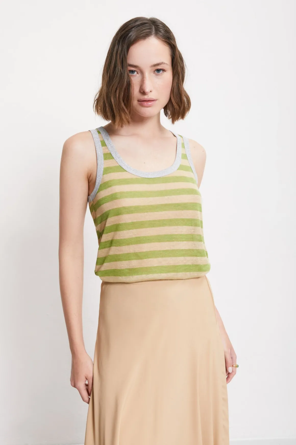 Tanktop aus Leinen
